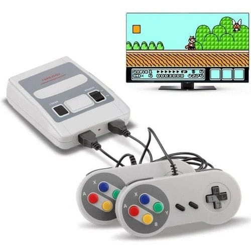 Super Nintendo Vídeo Game Jogo Controle Fonte Cabo Av Snes